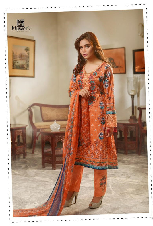 Anaya Embroidered Lawn D.No 3-A